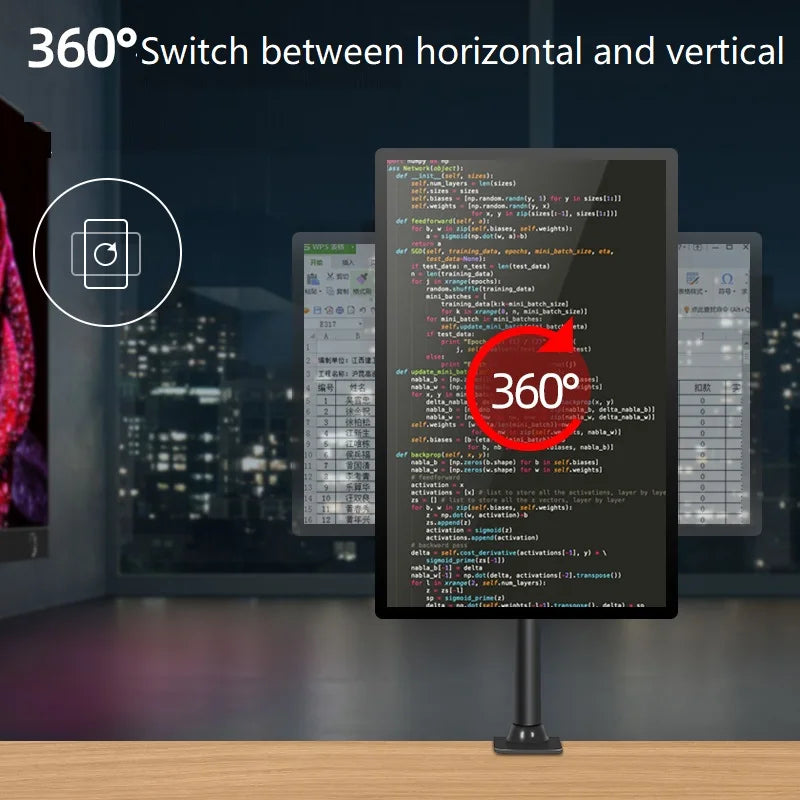 Ergonomic Floating Monitor Arm