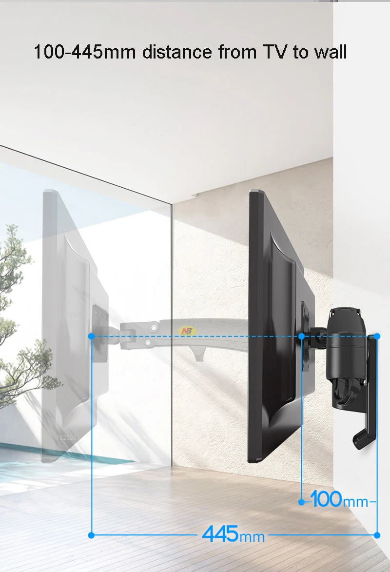 Ergonomic Floating Monitor Arm