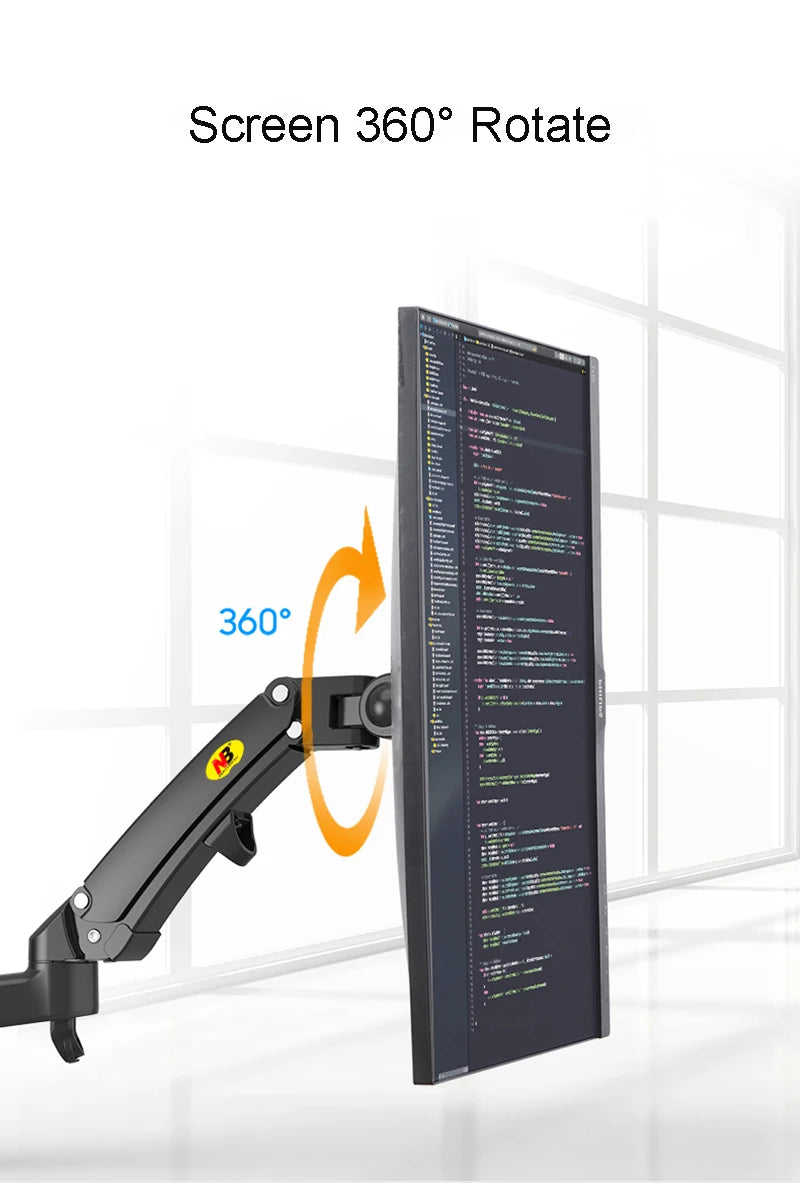 Ergonomic Floating Monitor Arm