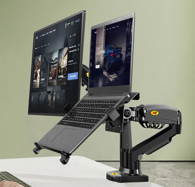 Premium Aluminum Adjustable Vertical Laptop Stand