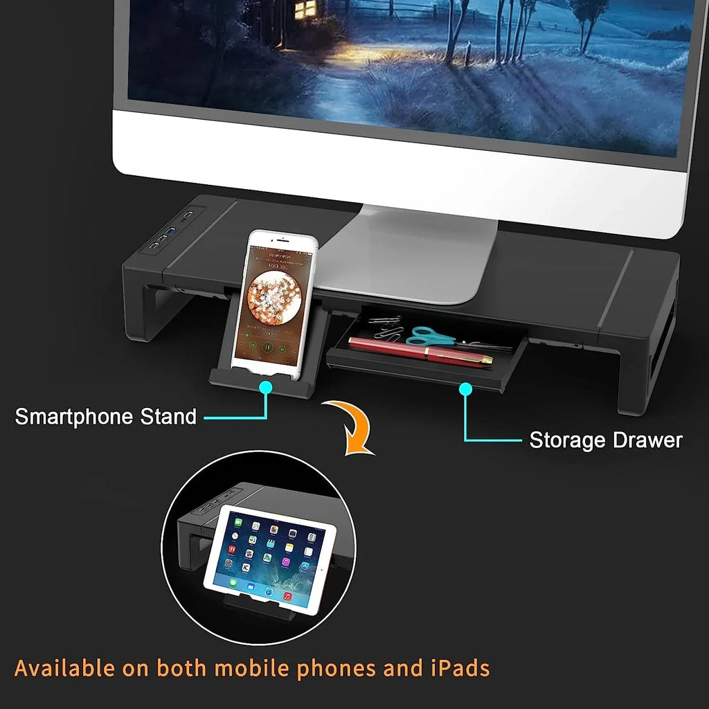 Adjustable Ergonomic Monitor Organizer