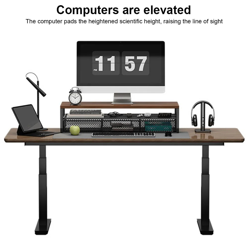 Solid Walnut Monitor Riser