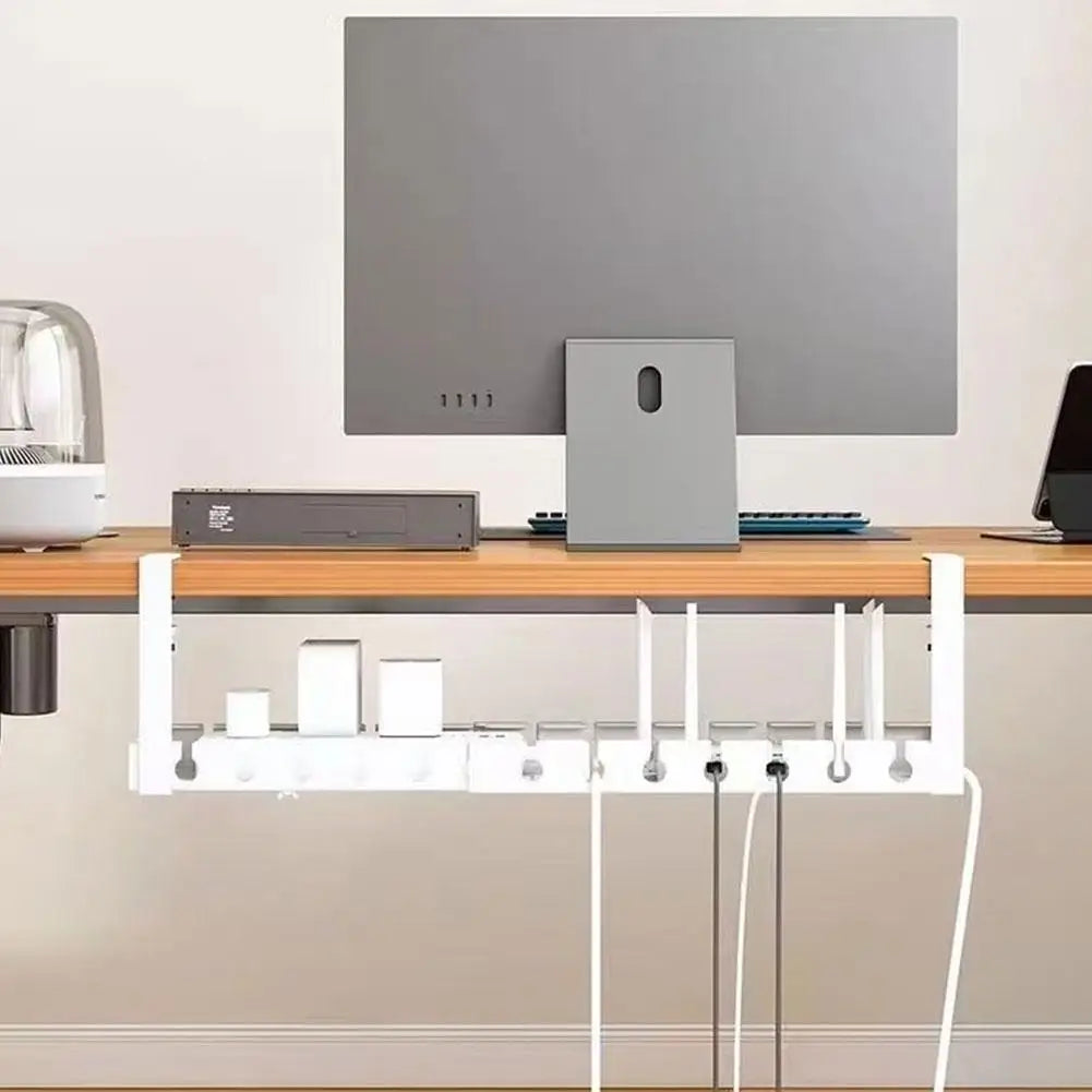Zero-Drill Retractable Cable Management Tray