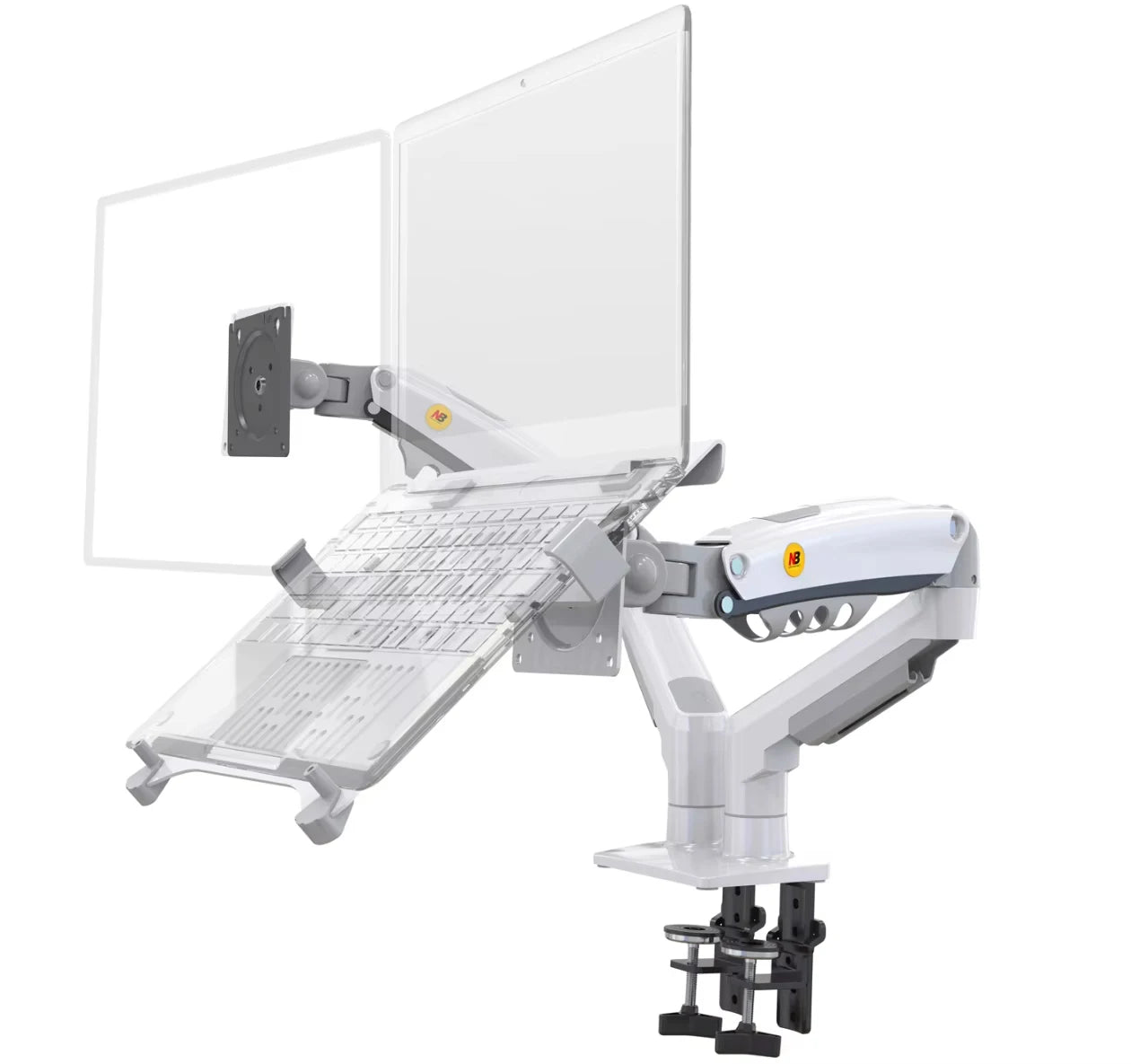 Premium Aluminum Adjustable Vertical Laptop Stand