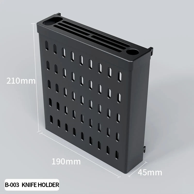 Modular Clamp-On Vertical Pegboard System