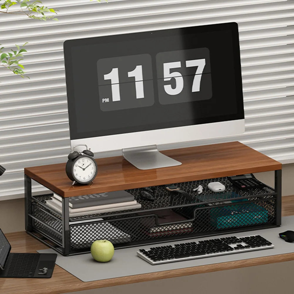 Solid Walnut Monitor Riser