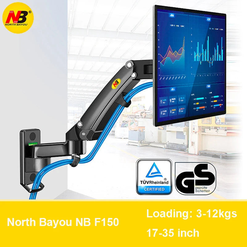 Ergonomic Floating Monitor Arm