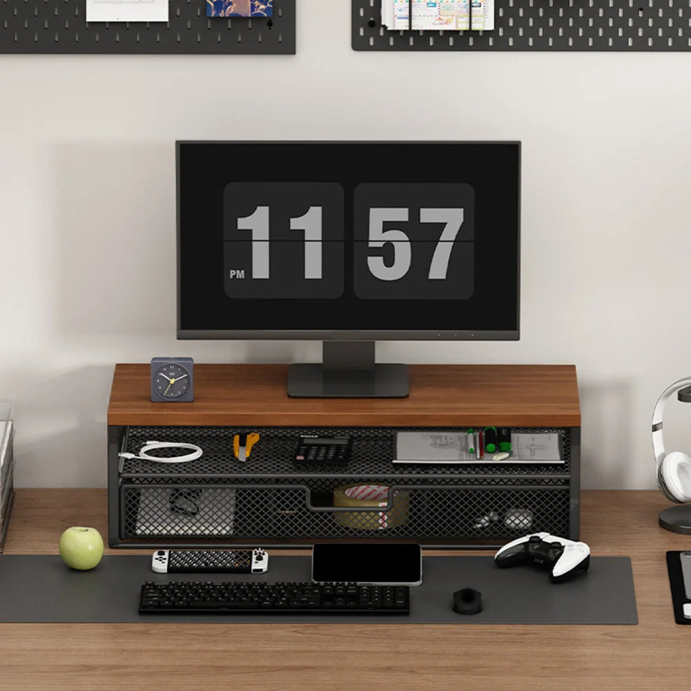 Solid Walnut Monitor Riser