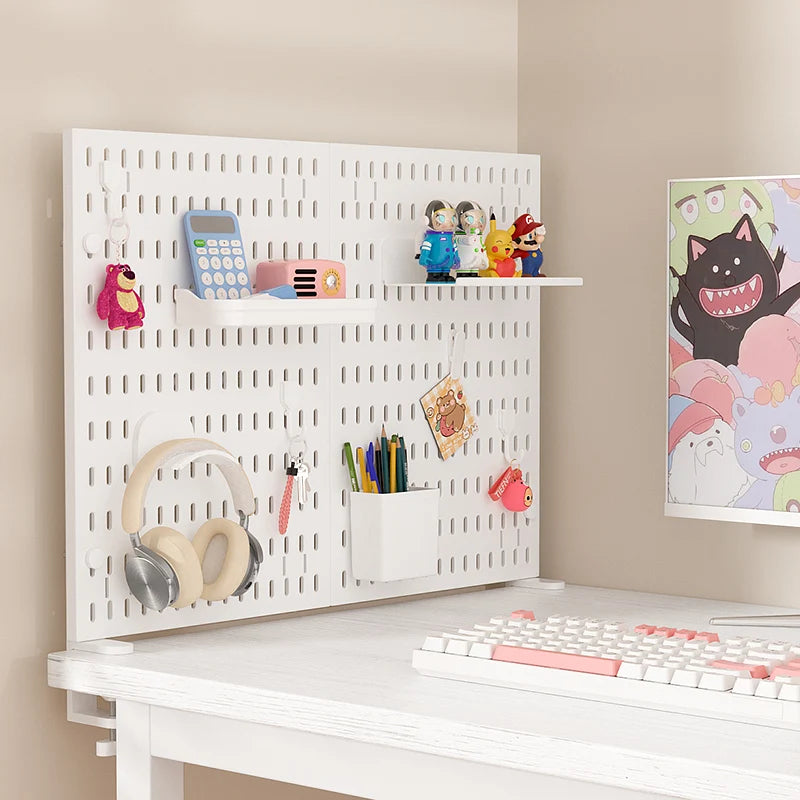 Modular Clamp-On Vertical Pegboard System