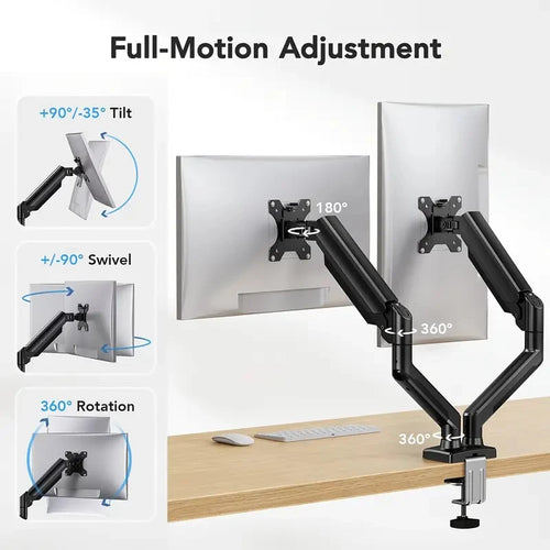 Apex Floating Dual Monitor Arm