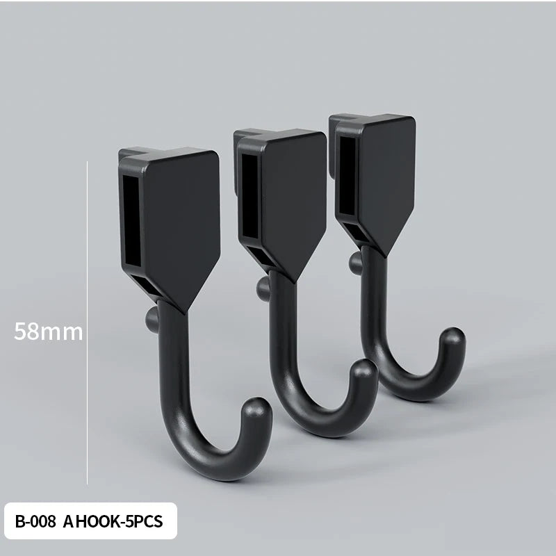 Modular Clamp-On Vertical Pegboard System