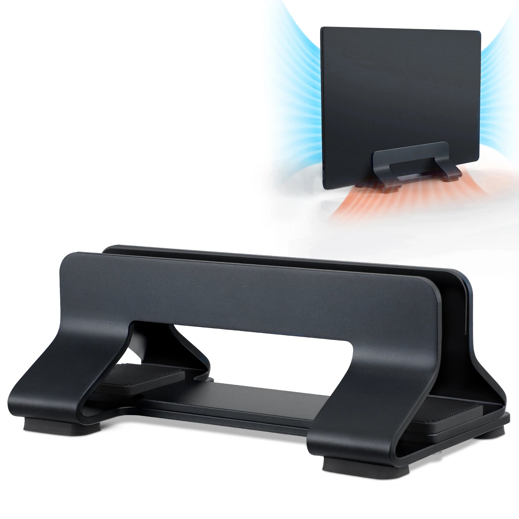Premium Aluminum Adjustable Vertical Laptop Stand