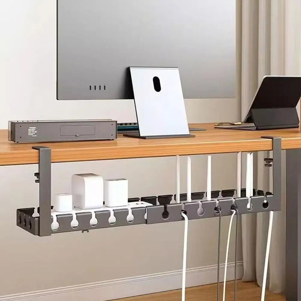 Zero-Drill Retractable Cable Management Tray