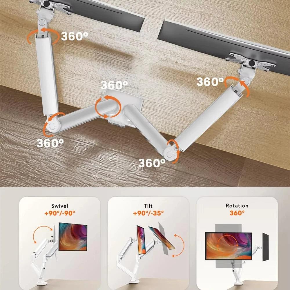Apex Floating Dual Monitor Arm