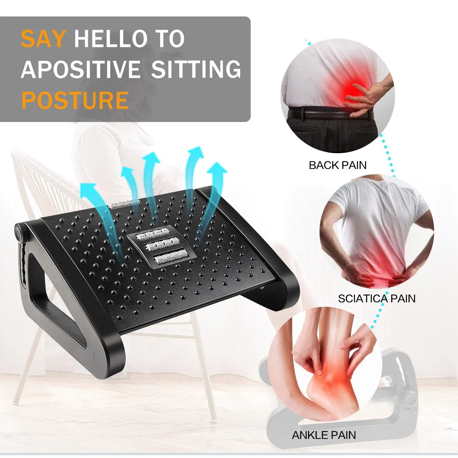 Adjustable Ergonomic Footrest