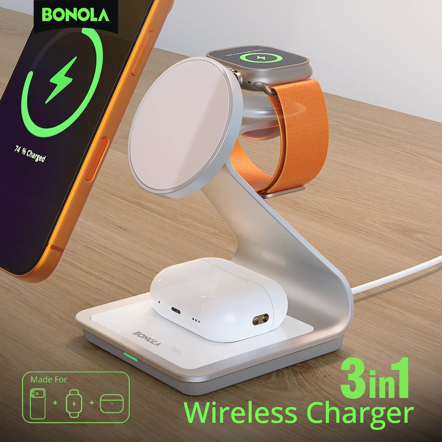 BetterDesk: Dual Magnetic Charging Dock