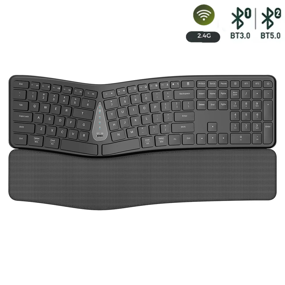 BetterDesk Wireless Ergonomic Keyboard
