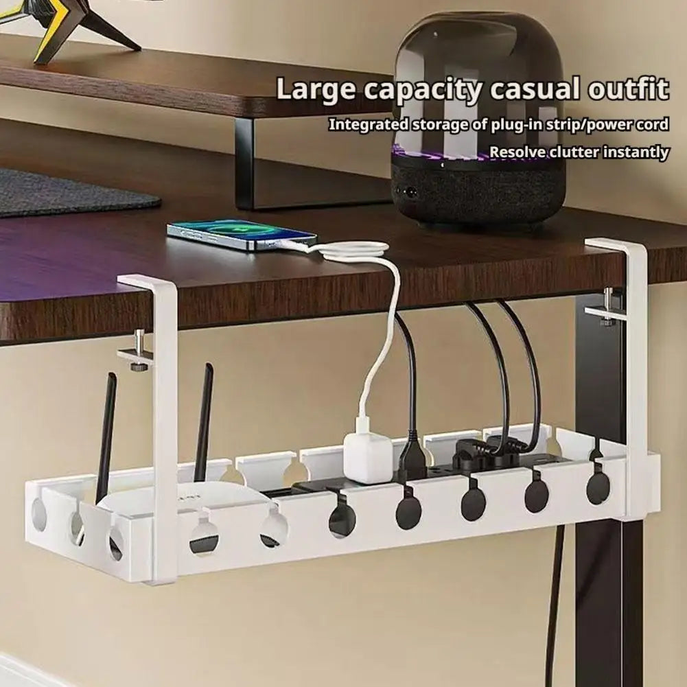 Zero-Drill Retractable Cable Management Tray