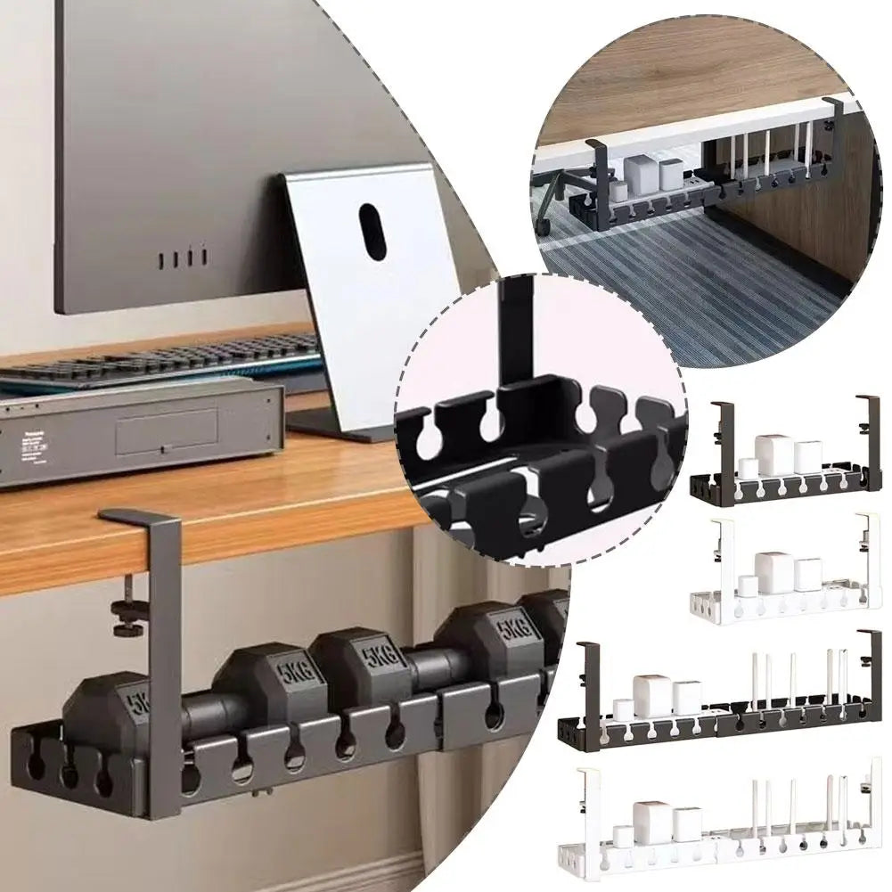 Zero-Drill Retractable Cable Management Tray