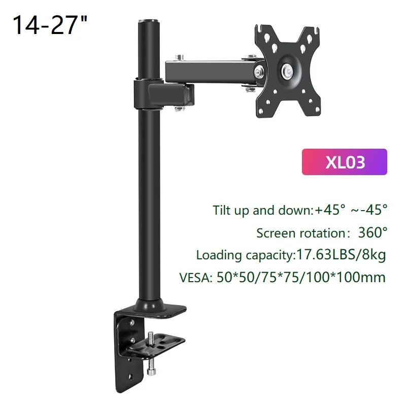 Ergonomic Floating Monitor Arm